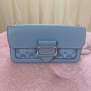 Coach Leather Monogram Crossbody nwot